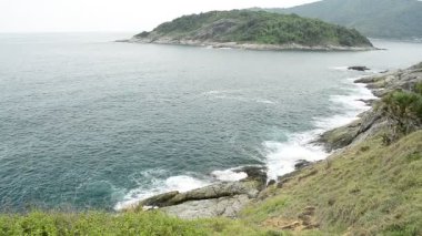 Phuket, Tayland ünlü bir çarpıcı görünüm noktası Andaman Denizi 'nde Phrom Thep Cape sahne.
