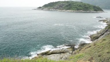 Phuket, Tayland ünlü bir çarpıcı görünüm noktası Andaman Denizi 'nde Phrom Thep Cape sahne.