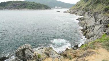 Phuket, Tayland ünlü bir çarpıcı görünüm noktası Andaman Denizi 'nde Phrom Thep Cape sahne.