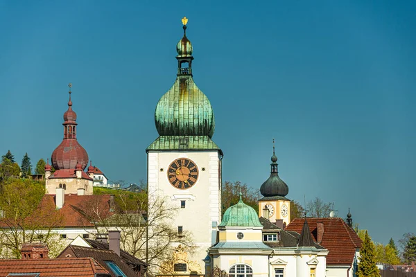 Centro Storico Waidhofen Der Ybbs Primavera Mostviertel Bassa Austria Austria — Foto Stock