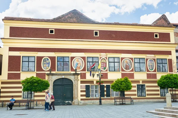 Impresiones Pequeña Ciudad Romántica Medieval Koeszeg Hungaria —  Fotos de Stock