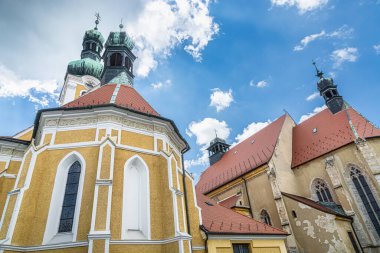 Macaristan 'ın ortaçağ romantik küçük kasabası Kszeg' in taklitleri.