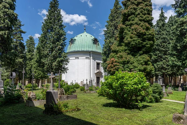 Slavný Hřbitov Sebastiana Salcburku — Stock fotografie