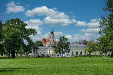  Viyana 'nın güneyindeki Royal Park Laxenburg' dan izlenimler. Habsburg Hanedanı 'nın eski yazlık evi.