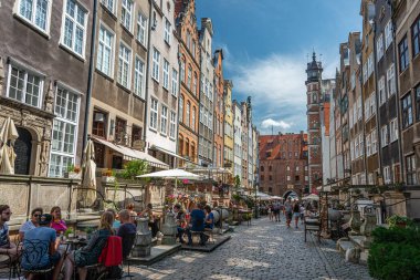 Gdansk 'taki Mariacka caddesinin mimarisi Gdansk' ın en önemli turistik yerlerinden biridir..