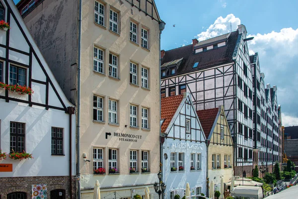 Arquitetura Cidade Velha Gdansk Polônia Gdansk Capital Histórica Pomerânia Polonesa — Fotografia de Stock