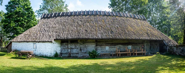 Hiiumaa Açık Hava Müzesi Mihkli Çiftliği Estonya Binaların Çoğu Yüzyılın — Stok fotoğraf