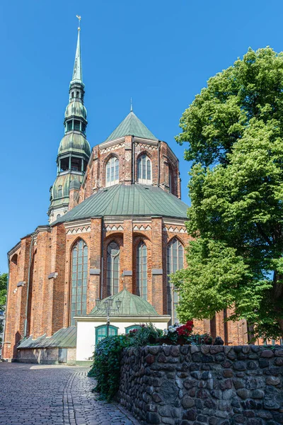 Old Riga, Letonya 'daki St. Peter Kilisesi