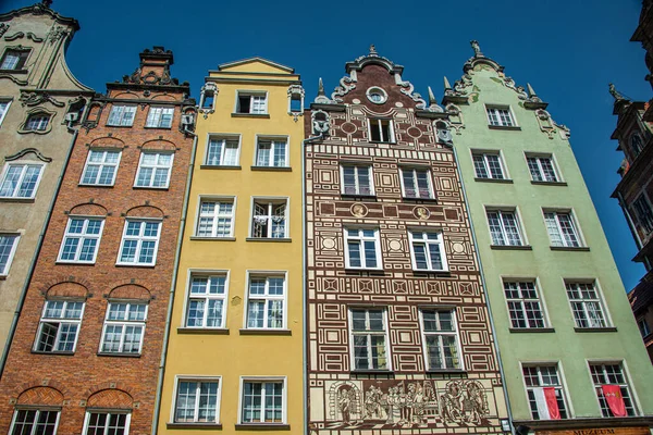 Arquitectura Del Casco Antiguo Gdansk Polonia Gdansk Capital Histórica Pomerania — Foto de Stock