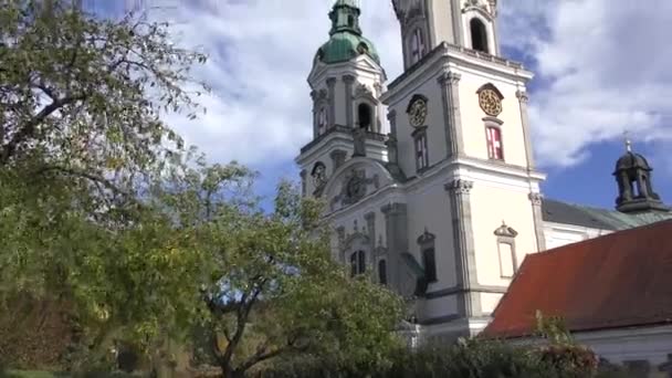 Impressões Vistas Detalhadas Mosteiro São Floriano Alta Áustria Perto Linz — Vídeo de Stock