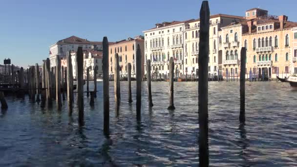 Itálie Krása Ocanale Grande Benátkách Venezia — Stock video