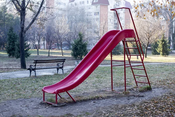 Lekplats Parken Höst — Stockfoto