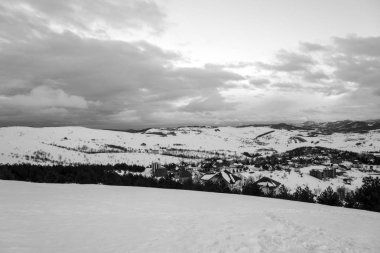 Dağda gün batımı