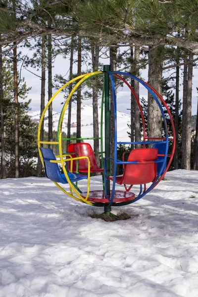 Aire Jeux Colorée Pour Enfants — Photo