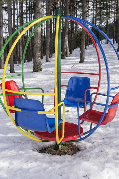 Aire Jeux Colorée Pour Enfants — Photo