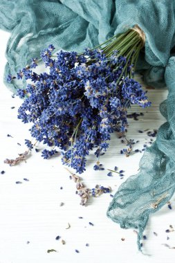 Parfüm Kozmetik için lavanta ot. Doğal lavanta arka plan, seçici odak alan sığ derinliği ile