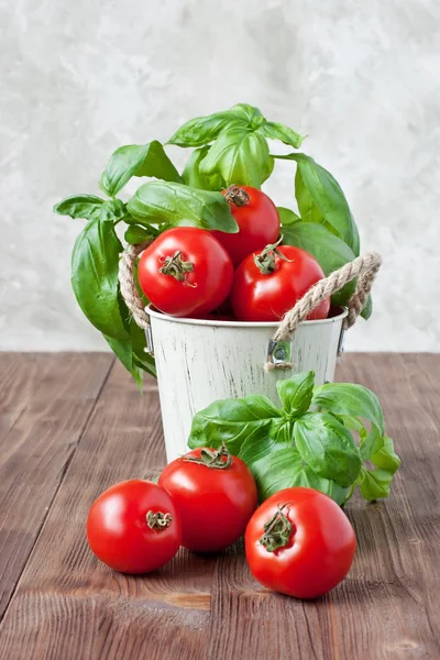 新鮮な色とりどりのおいしいトマト — ストック写真