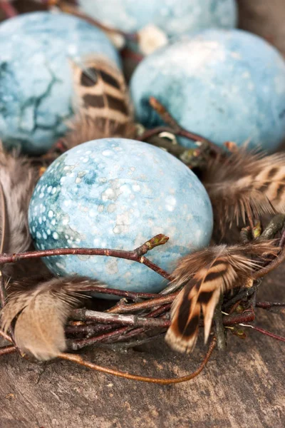 Composition Colorful Easter Eggs — Stock Photo, Image