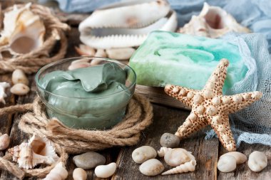 Deniz tarzı Spa kompozisyon