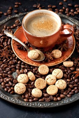 kahve ile ev yapımı kurabiye