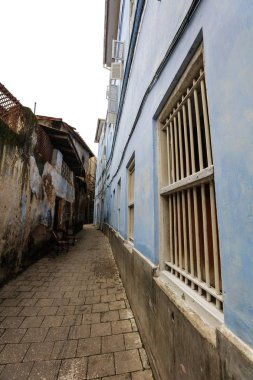 Stone Town, Zanzibar sokaklarında bina