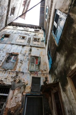 Stone Town, Zanzibar sokaklarında bina