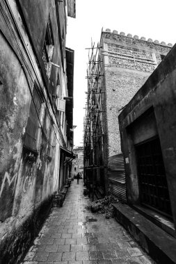 Stone Town, Zanzibar sokaklarında bina