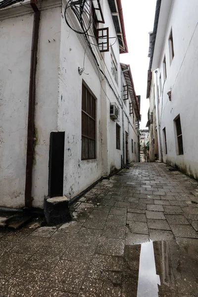 Bâtiment Dans Les Rues Stone Town Zanzibar — Photo