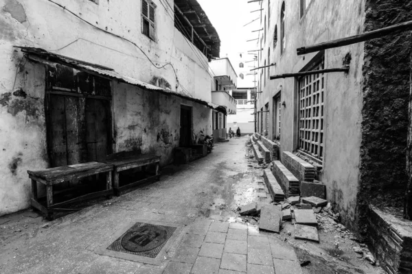 Building Streets Stone Town Zanzibar — Stock Photo, Image