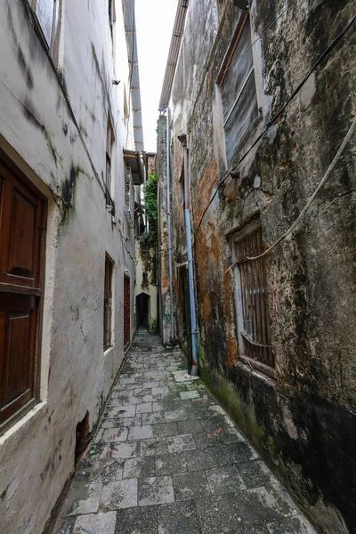 Bâtiment Dans Les Rues Stone Town Zanzibar — Photo