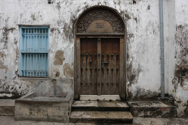 Edificio Las Calles Stone Town Zanzíbar — Foto de Stock