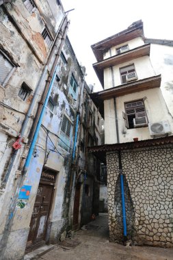 Stone Town, Zanzibar sokaklarında bina