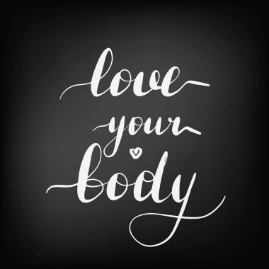 Yazıt aşk vücudunuzun yazı.