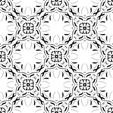 Basit çiçek Dikişsiz desen arka plan.