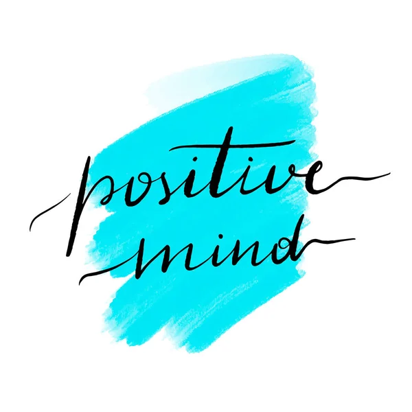 Schriftzug positiver Geist. motivierend — Stockvektor
