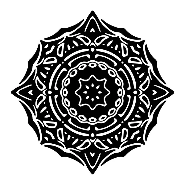 Kulaté dekorativní ornament prvek. Mandala — Stockový vektor