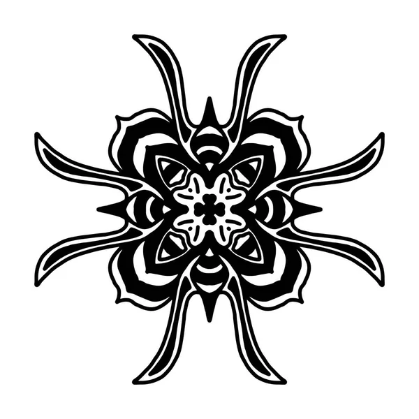 Kulaté dekorativní ornament prvek. Mandala — Stockový vektor