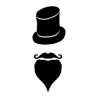 Siyah ve beyaz silüeti