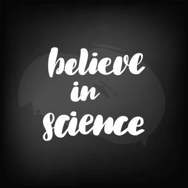 Kara tahta blackboard yazı inanıyorum