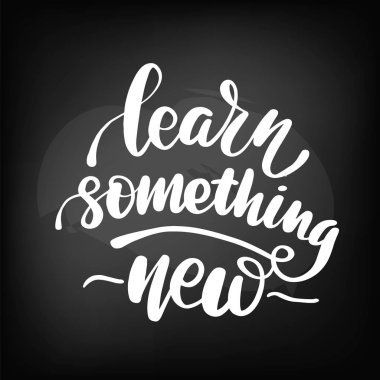 Kara tahta blackboard yazı bir şey öğrenmek