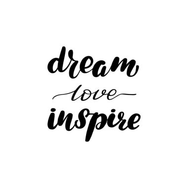 İlham verici el yazısı fırça yazı yazıt