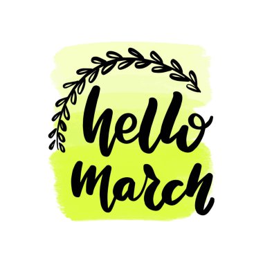 İlham verici el yazısı fırça yazı yazıt