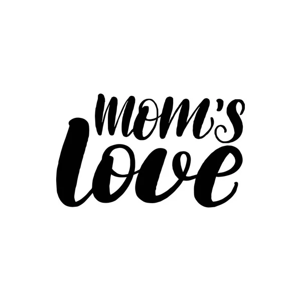 Lettering amor da mãe — Vetor de Stock