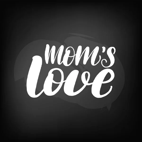 Letras amor de mamá — Vector de stock