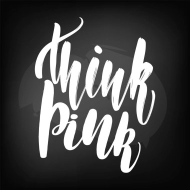 yazı düşünüyorum pembe