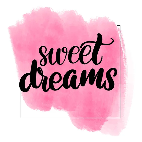 Lettering sweet dreams — Stock Vector