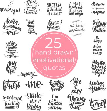 motivasyonel tırnak seti