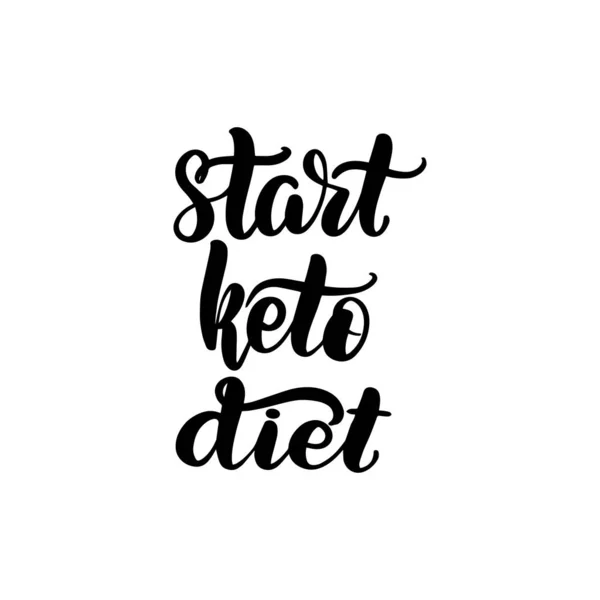 Начать кето-диету — стоковый вектор