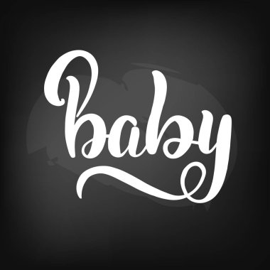 kara tahta yazı bebek