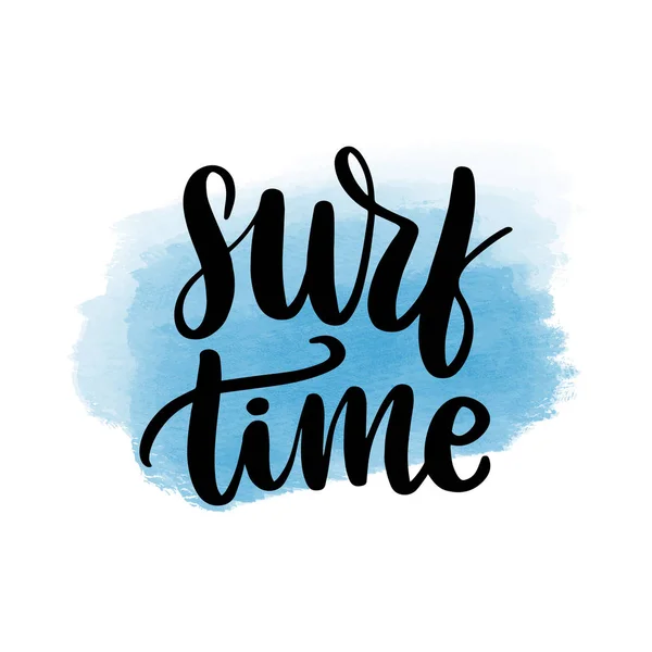 Lettering surf time — Stock Vector